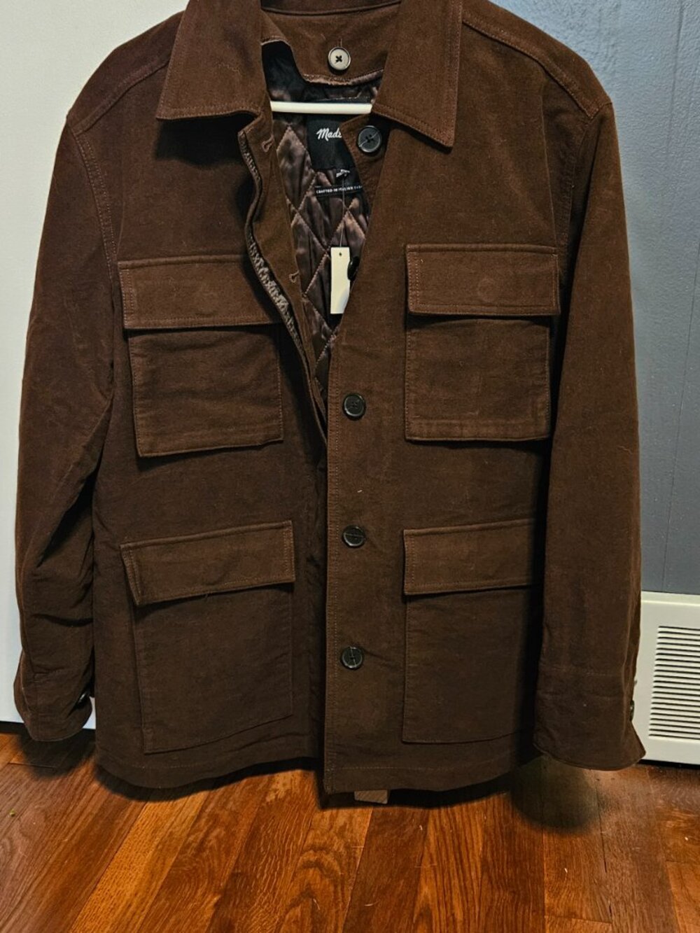 Madewell flap-pocket field jacket dark chicory
